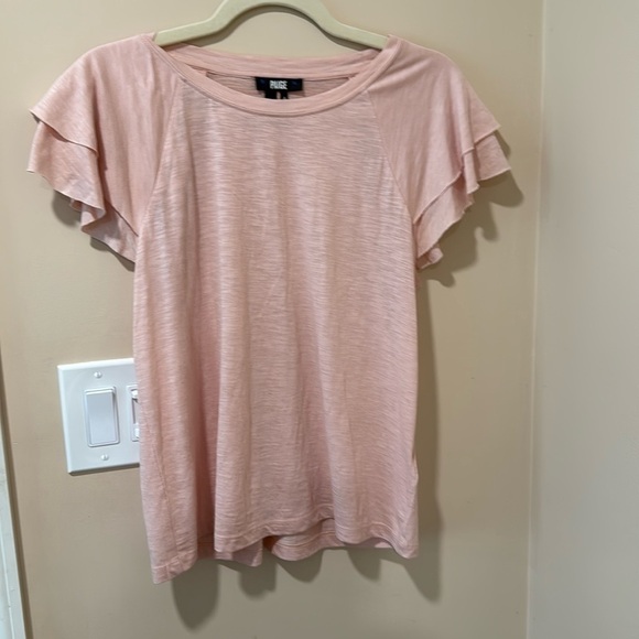 PAIGE Pink Short Sleeve Tee - Picture 1 of 3